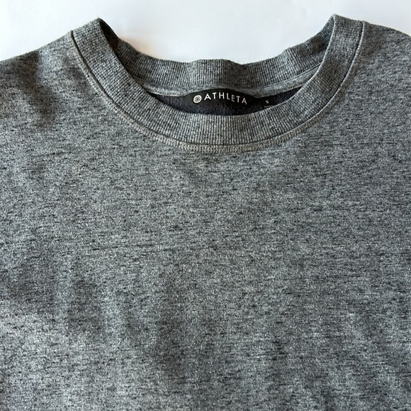 Athleta Heathered Gray Sweatshirt - Picture 5 of 9